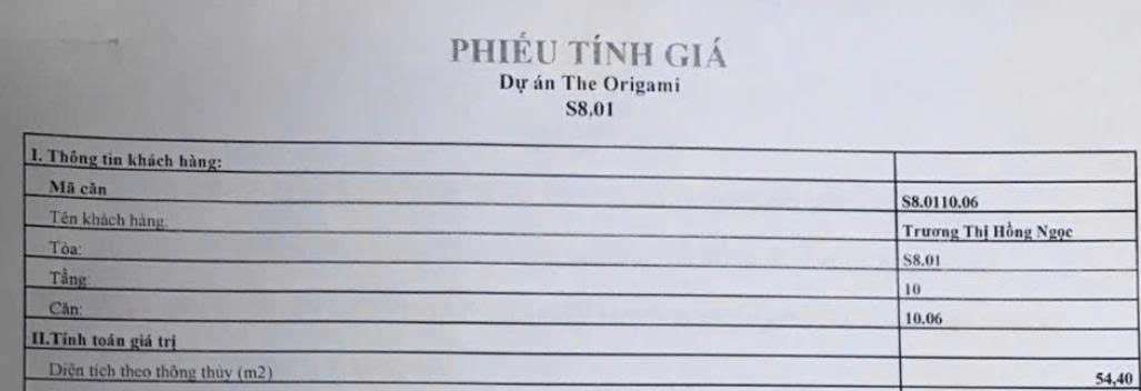 Bán Căn Hộ Vinhomes Grand Park – The Origami 2PN 2WC | Tầng Trung View Nội Khu | Hoàn Thiện Cơ Bản | Giá 3,1 Tỷ - ảnh 5