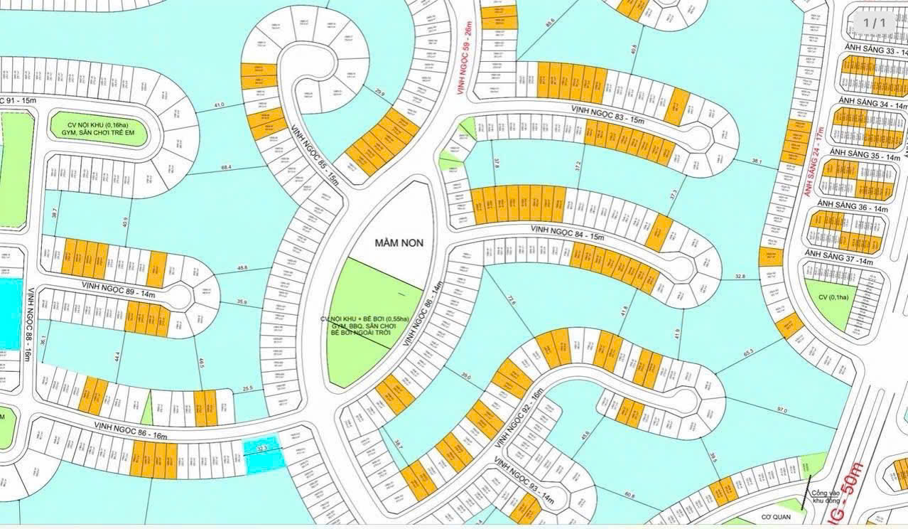 Bán biệt thự song lập VN81-2X – The Green Bay (Vịnh Ngọc), Vinhomes Cần Giờ, view trực diện biển Lagoon.