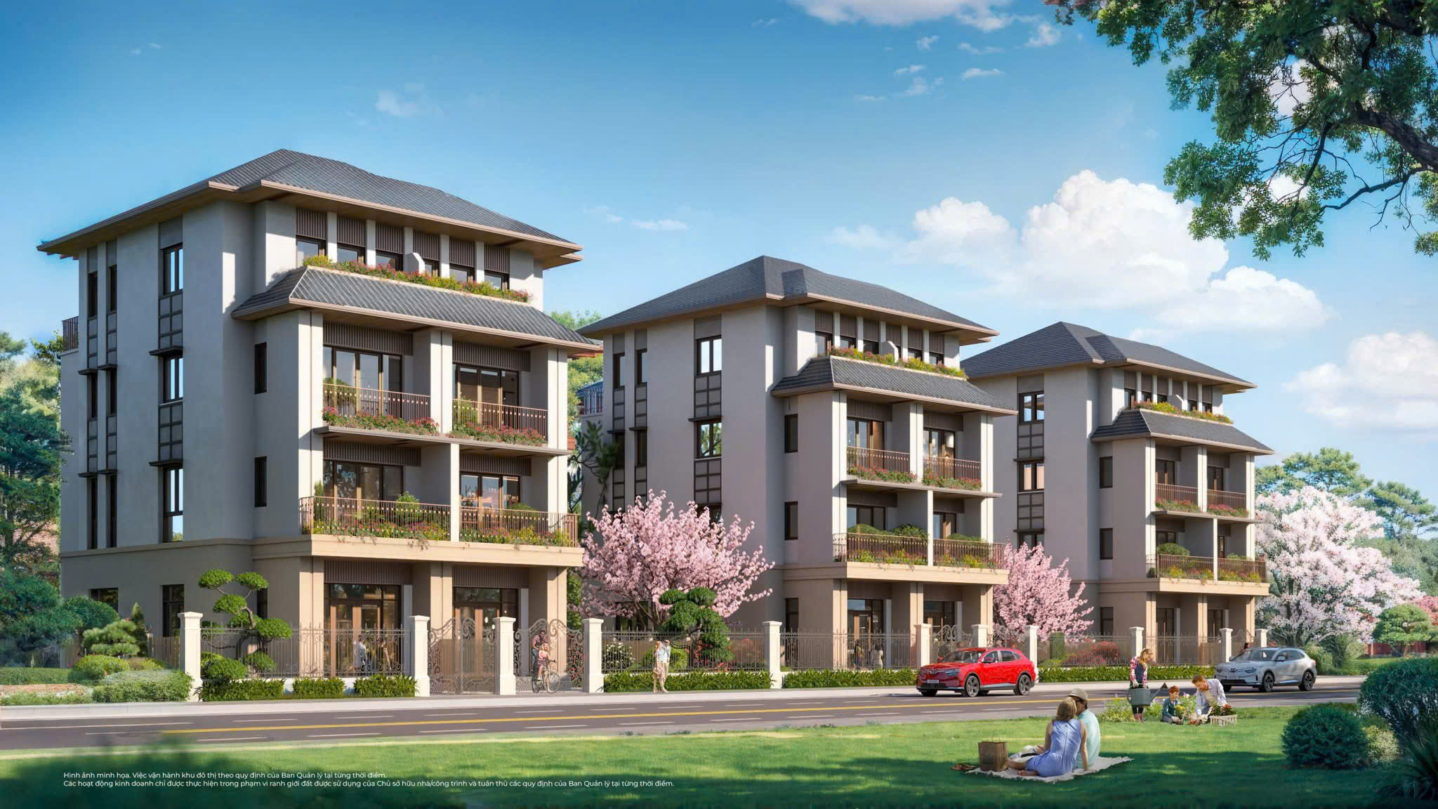 Bán biệt thự song lập VN86 – The Green Bay (Vịnh Ngọc), Vinhomes Cần Giờ, view mặt hồ Lagoon thoáng mát.