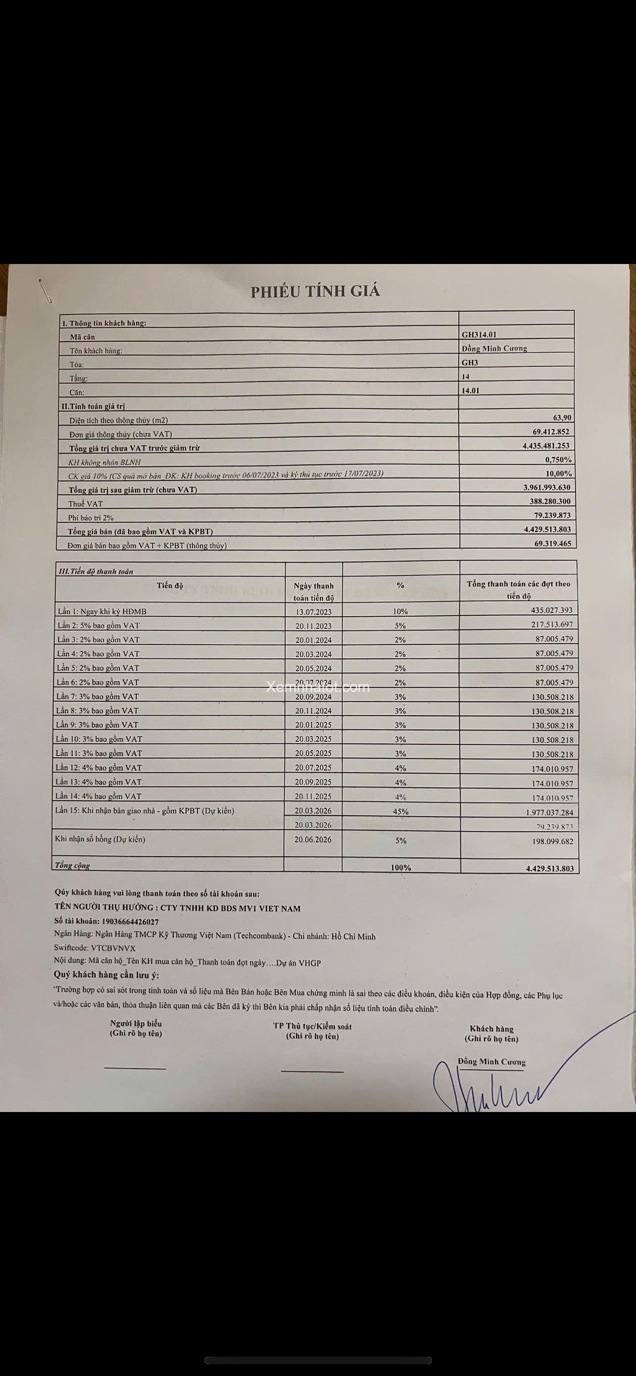 SIÊU PHẨM 3GÓC VIEW GIẢM GIÁ_2PN+ ĐỐI DIỆN VINCOM, HƯỚNG ĐÔNG NAM, 4TY250 BTP