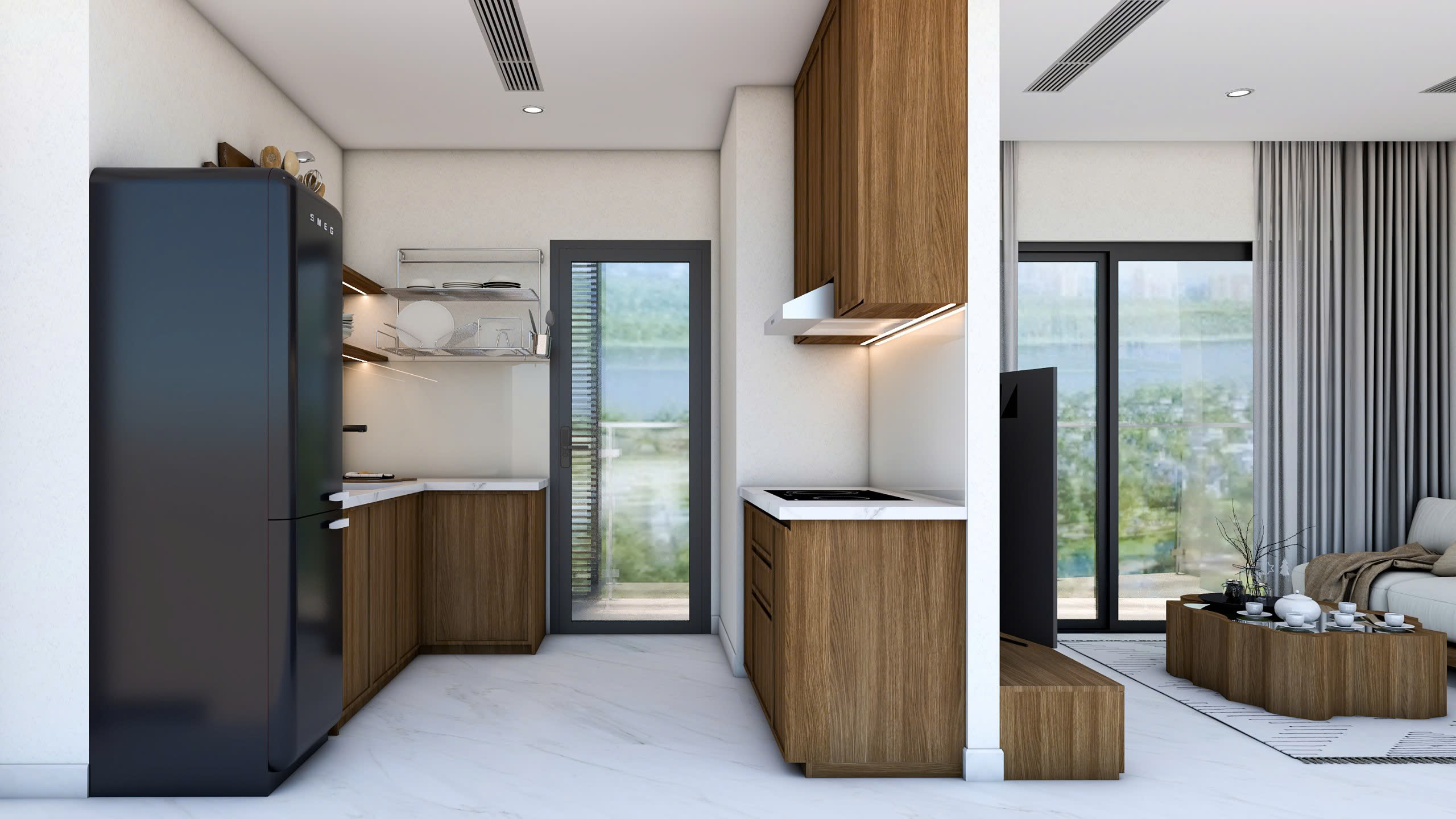 Cho Thuê Căn Hộ 3PN2WC The Beverly – Vinhomes Grand Park | Full Nội Thất Cao Cấp | View Ngoại Khu Xanh Mát