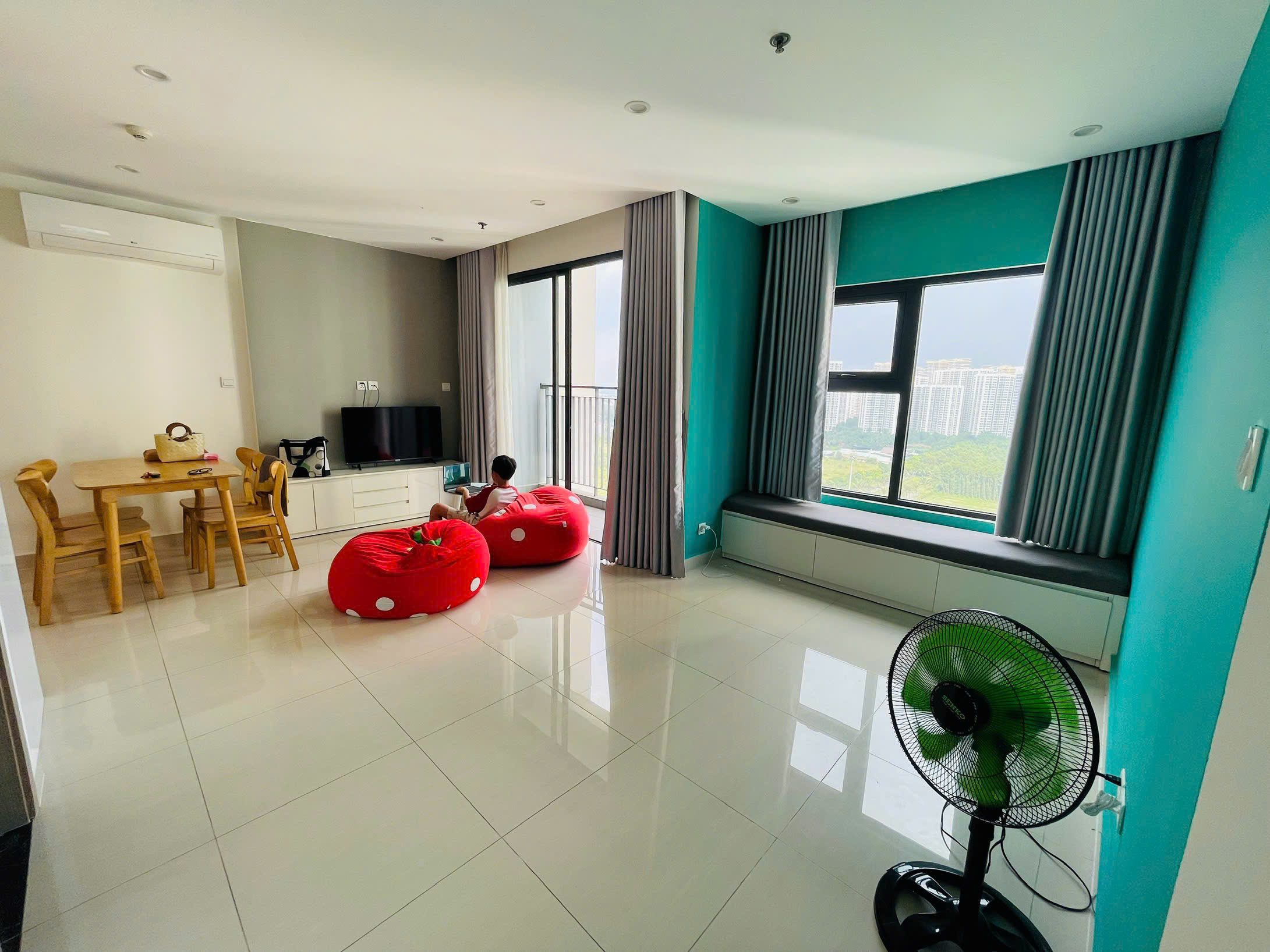 Cho Thuê Căn Hộ 2PN+ Vinhomes Grand Park – The Rainbow Tầng Trung | View Ngoại Khu Mảng Xanh | Full Nội Thất | Giá 8 Triệu - ảnh 5