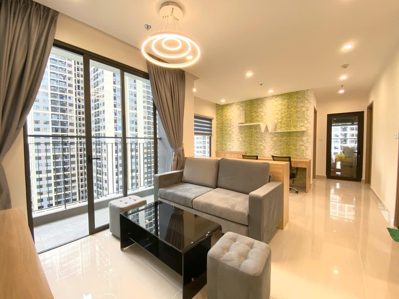 Bán Căn Hộ 2PN+ Vinhomes Grand Park – The Rainbow Tầng Thấp | View Công Viên & Hồ Bơi | Full Nội Thất