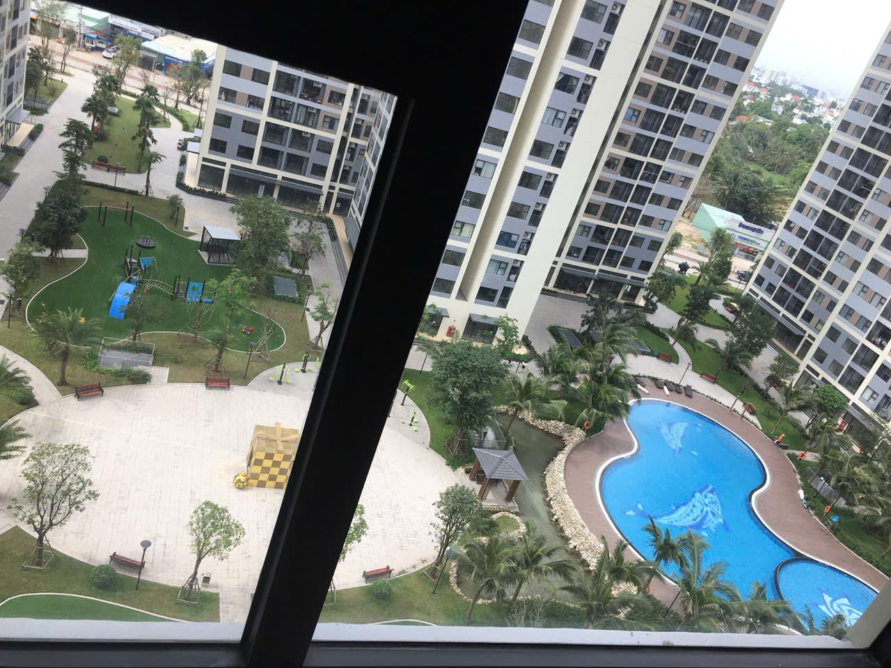Bán Căn Hộ 2PN+ Vinhomes Grand Park – The Rainbow Tầng Thấp | View Công Viên & Hồ Bơi | Full Nội Thất - ảnh 7