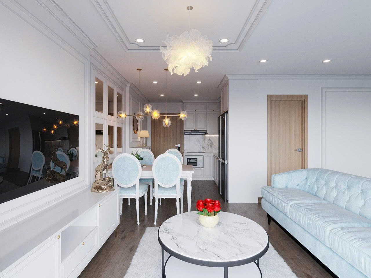 Bán Căn Hộ 2PN+ Vinhomes Grand Park – The Rainbow Full Nội Thất Cao Cấp | Thiết Kế Sang Trọng | Giá Tốt