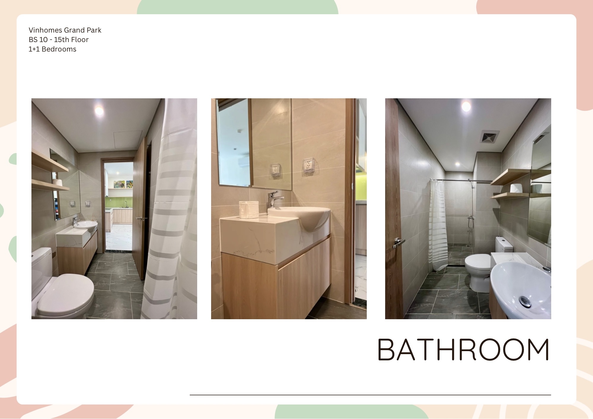 Cho Thuê Căn Hộ 1PN+ Tòa BS10 The Beverly Solari – Full Nội Thất – Giá 7.5 Triệu/Tháng