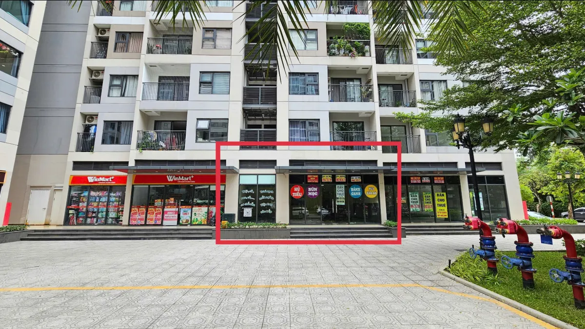 Cho thuê shop khối đế mặt sảnh The Origami 72.6m2 tại Vinhomes Grand Park - ảnh 8