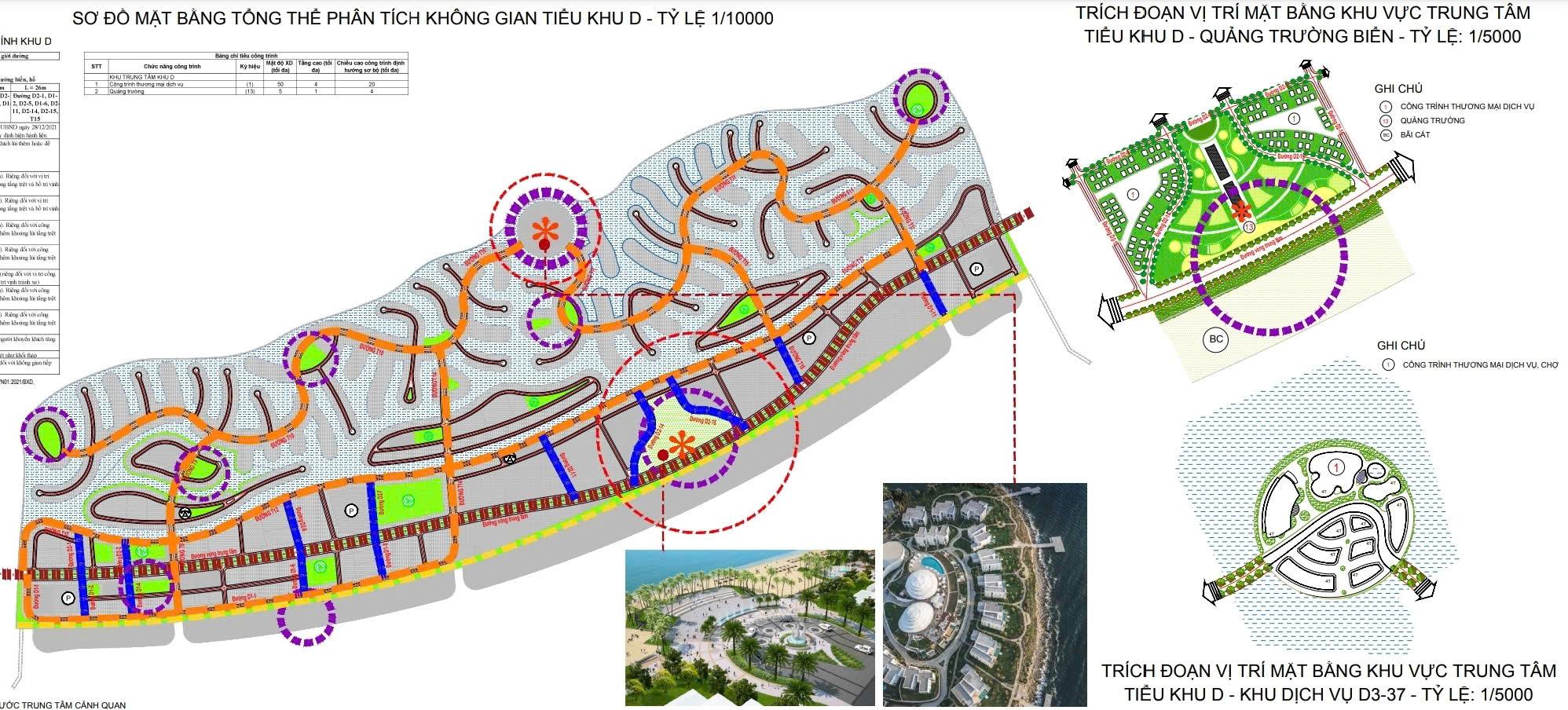 Mặt bằng phân khu The Grand Island (Đảo Mặt Trời) Vinhomes Green Paradise Cần Giờ