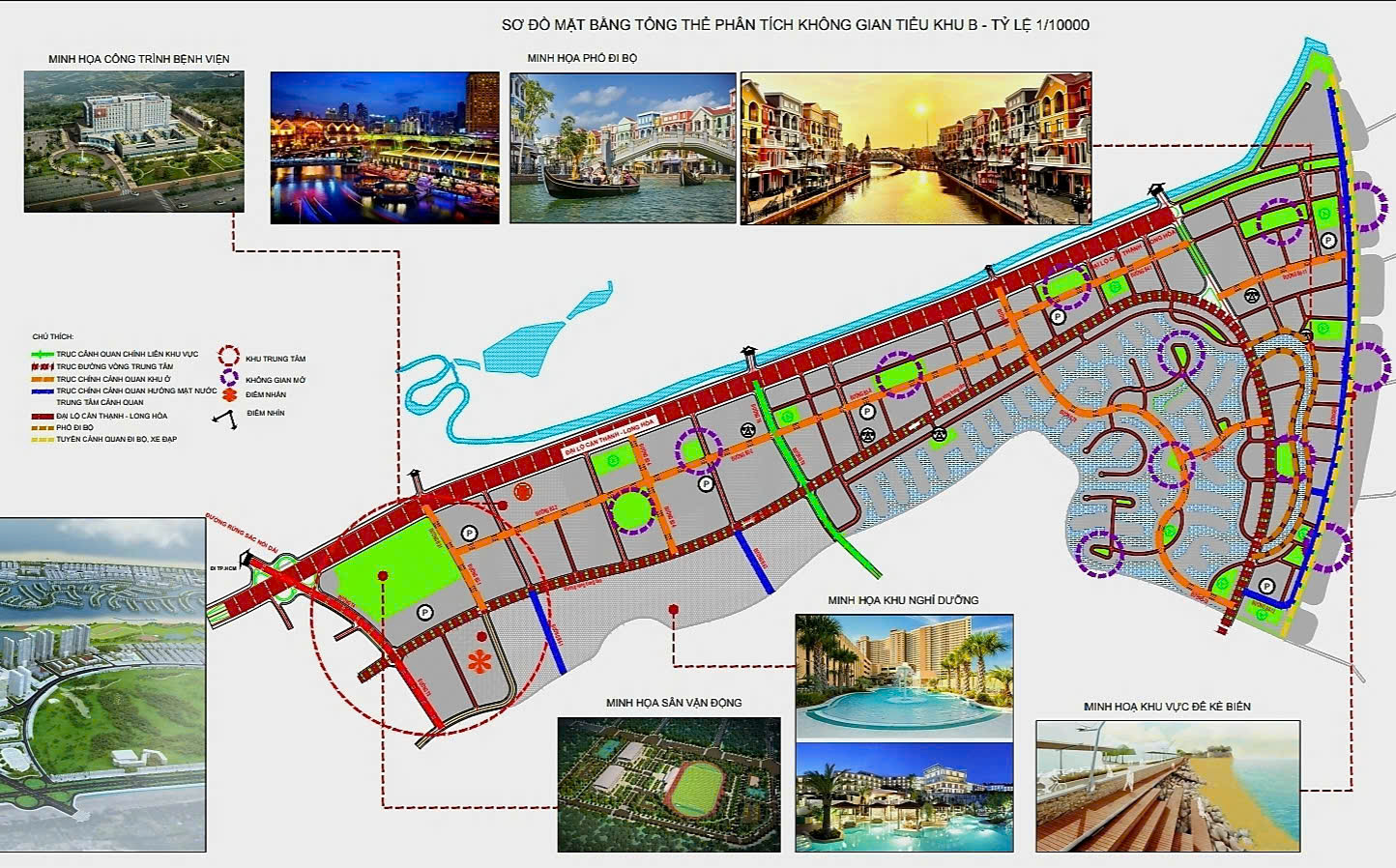Mặt bằng phân khu Vịnh Ngọc (The Green Bay) Vinhomes Green Paradise Cần Giờ