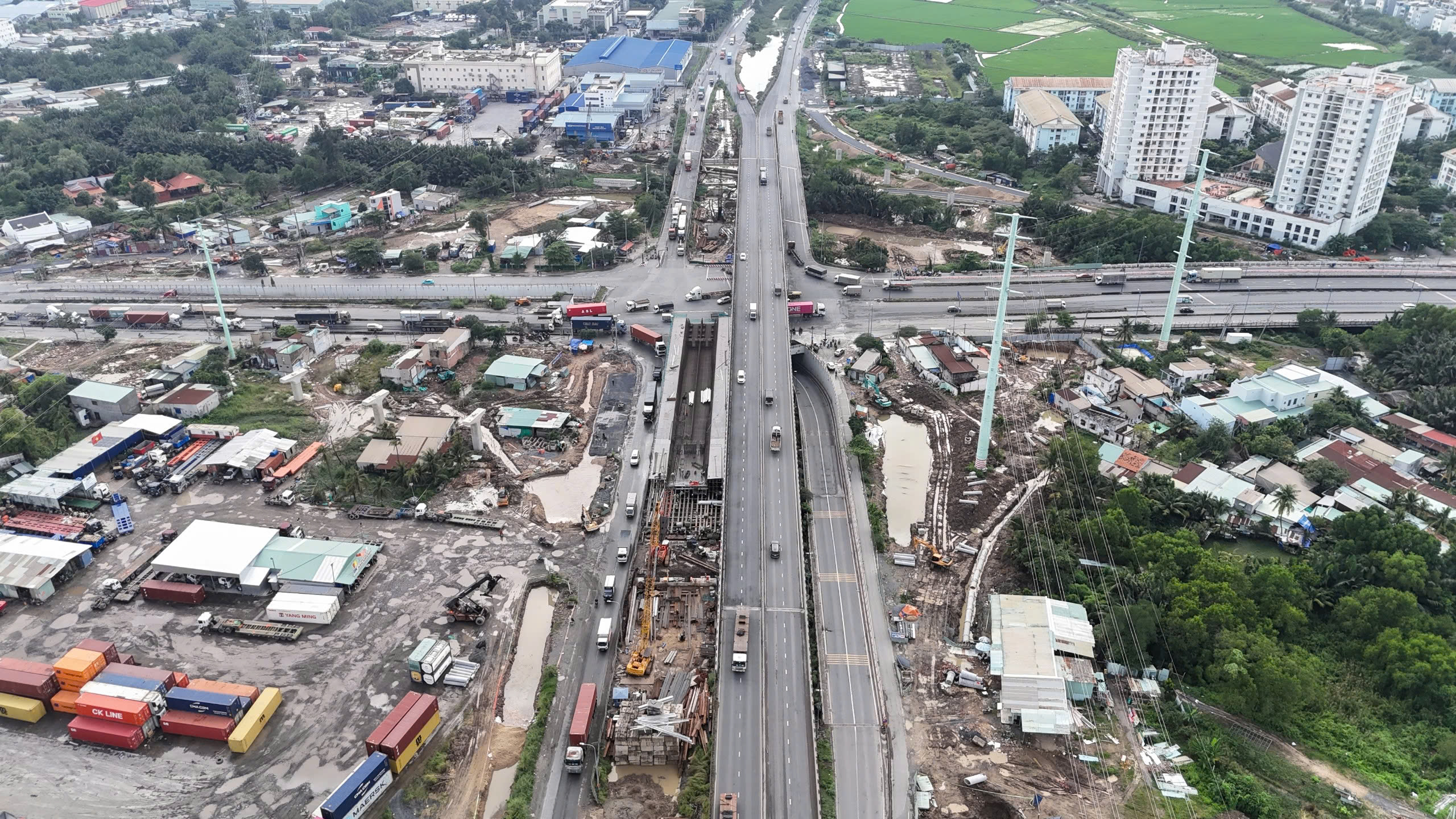 Nút giao Mỹ Thủy TP.HCM - toàn cảnh công trường và luồng giao thông khu vực (tháng 11/2025) - ảnh 3