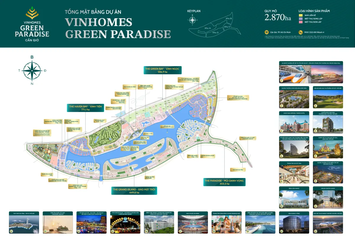 Đánh giá thiết kế mặt bằng Vinhomes Green Paradise tổng thể