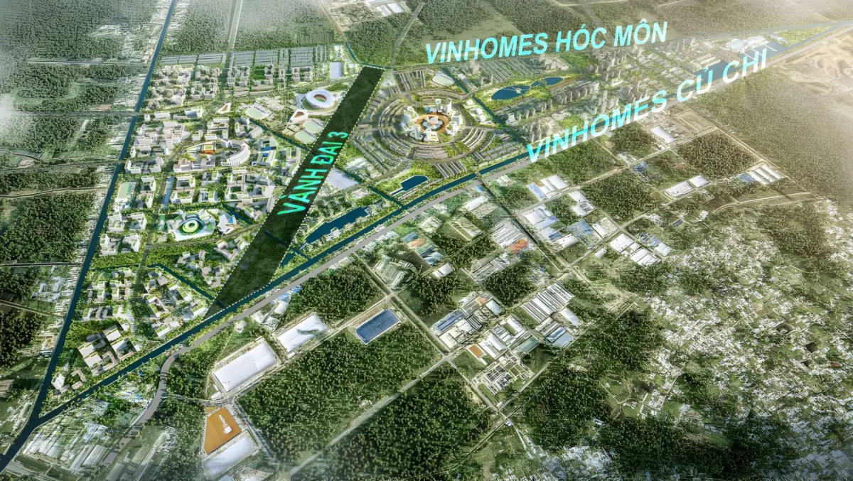 Vị trí dự án Vinhomes Hóc Môn ở đâu? Phân tích tiềm năng "vàng" từ tọa độ cửa ngõ Tây Bắc