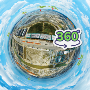 HÌNH ẢNH 360 ĐỘ PHÂN KHU VỊNH NGỌC – THE GREEN BAY VINHOMES GREEN PARADISE CẦN GIỜ